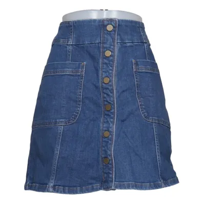 Jupe en jean (Bleu) de Boden Coton, Élasthane