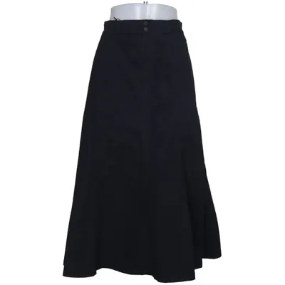 Maxi skirt (Black) from Uniqlo Cotton, Elastane