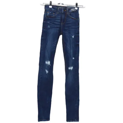 Jeans (Blue) from Bershka Denim Collection Cotton, Elastane, Polyester