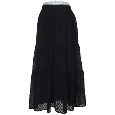 Maxi rok (Zwart) van Drys Polyester, Viscose