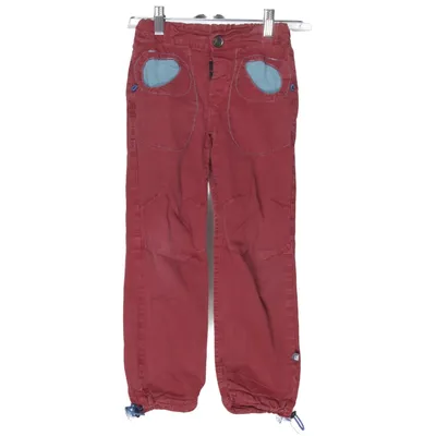 Pants (Red) from From Another Planet Cotton, Elastane