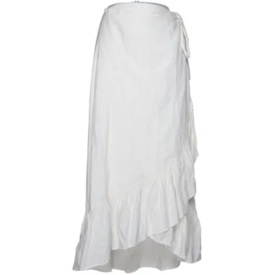 Wrap skirt (White) from Sportsgirl Linen, Viscose