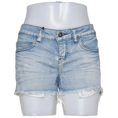 Short en jean (Bleu) de VILA Coton, Élasthane