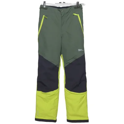 Skibroek (Groen, Zwart, Geel) van Jack Wolfskin Polyamide, Polyester