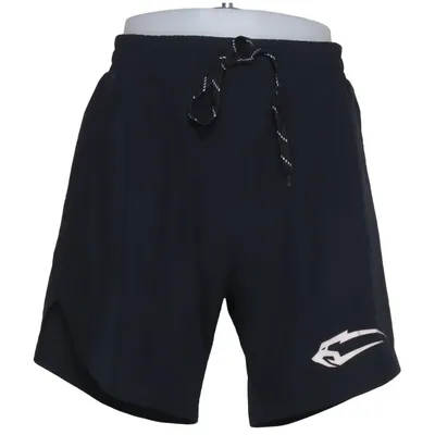 Short de sport (Noir) de Smilodox Élasthane, Polyamide, Polyester