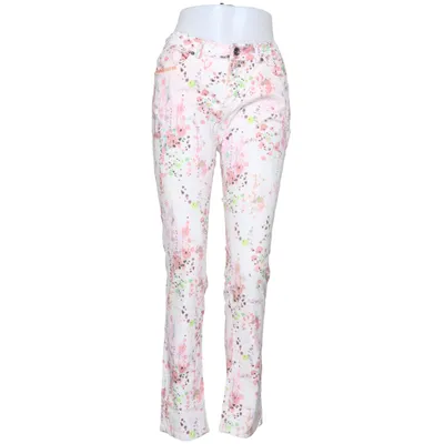 Jean (Blanc, Multicolore) de 10 Feet Coton, Élasthane