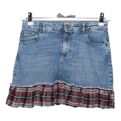 Jupe en jean (Bleu, Rouge, Gris) de Please Coton, Élasthane