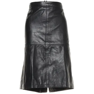 Leather skirt (Black) from Gipsy Leather, Recycled polyester