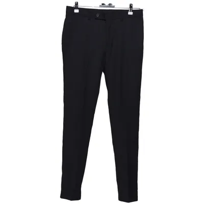 Kostuumbroek (Slim Fit) van Dressmann Elastaan, Polyester, Wol