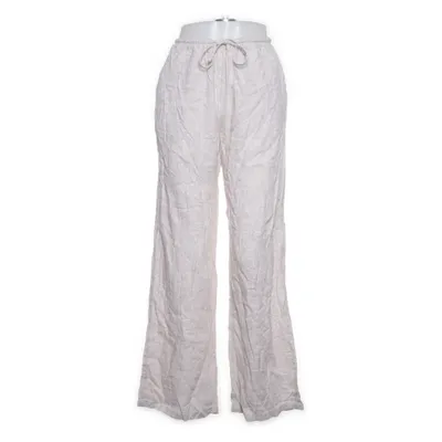 Palazzo broek (Beige) van Bershka Linnen, Viscose