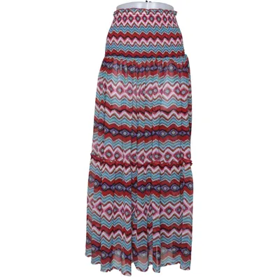 Maxi skirt (Red, Blue, Pink, Multicolored) from Happy Holly Polyester