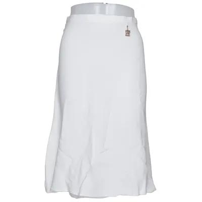 Skirt (White) from Elisabetta Franchi Elastane, Viscose