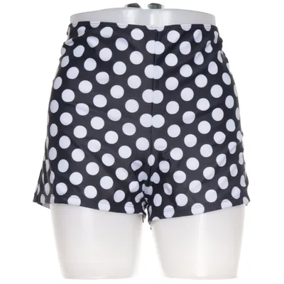 Badshorts (Svart, Vit)