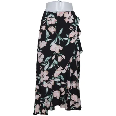 Jupe portefeuille (Noir, Multicolore) de Vera & Lucy Polyester