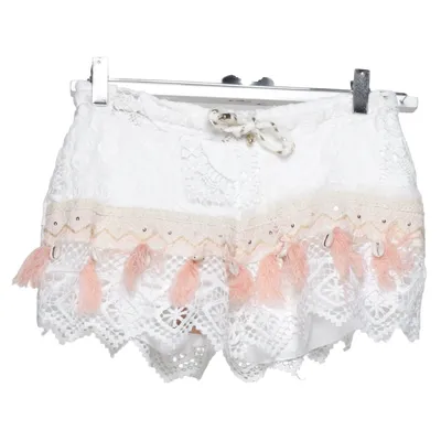 Shorts (White, Pink) from Laurie & Joe Viscose