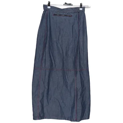 Denim skirt (Blue) from Hot & Spicy Cotton