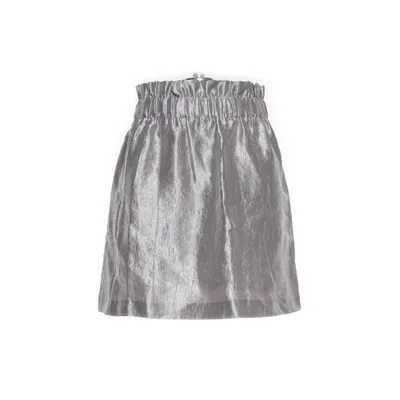 Jupe (Argent) de H&M Polyester, Viscose