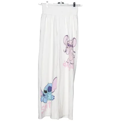 Mjukisbyxor (Vit, Flerfärgad) från Disney Stitch Bomull, Polyester