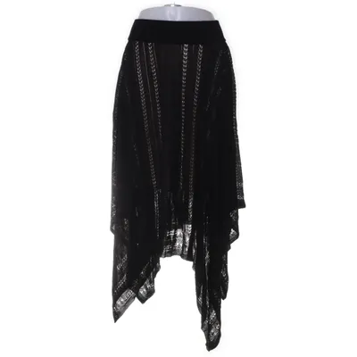 Skirt (Black, Beige) from Dagmar Viscose, Polyamide