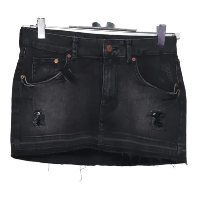 Jupe en jean (Noir) de & NOW Coton, Élasthane, Polyester