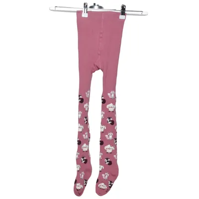Collants polaires (Rose) de Topolino Coton, Élasthane, Polyamide, Polyester