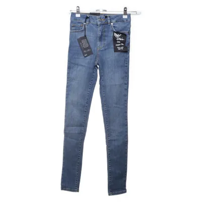 Spijkerbroek (Blauw) van Never Denim Katoen, Polyester, Elastaan