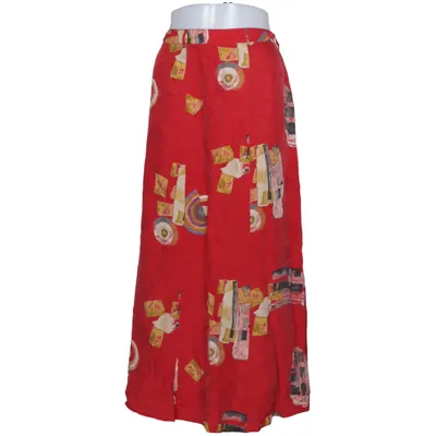 Jupe longue (Rouge, Multicolore) de Kellermann Coton