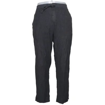 Broek (Grijs) van H&M Man Linnen, Katoen, Polyester
