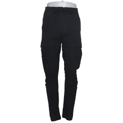 Cargo pants (Black) from H&M Man Cotton, Elastane