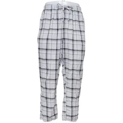 Pyjama broek (Grijs, Zwart, Wit) van Dressmann Katoen