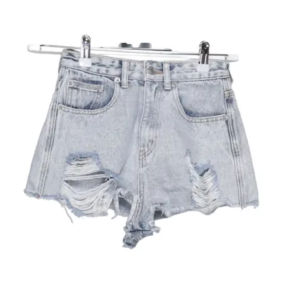 Short en jean (Bleu) de White Fox Coton