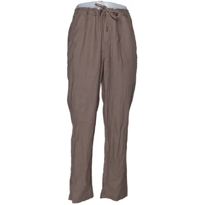 Byxor (Brun) från Dressmann Bomull, Linne