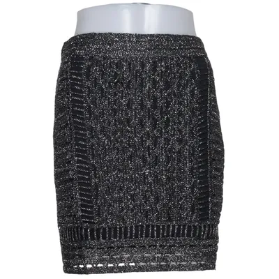 Jupe (Noir, Argent) de Exclusive Collection Gina Tricot Fibre métallique, Polyester