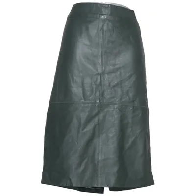 Läderkjol (Grön) från Anna Skinn, Polyester