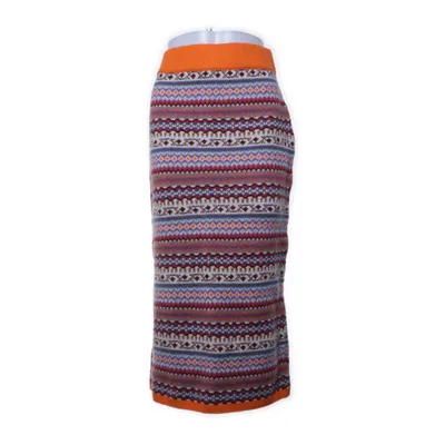 Skirt (Orange, Multicolored) from Stella Nova Nylon, Wool