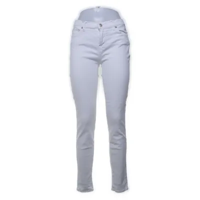 Spijkerbroek (Wit) van 7 for All Mankind Katoen, Elastaan, Polyester