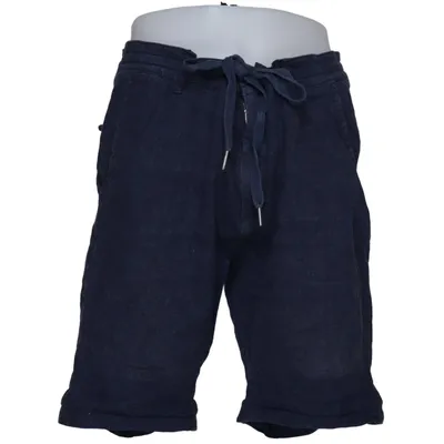 Shorts (Blå) från Lindbergh White Bomull, Linne