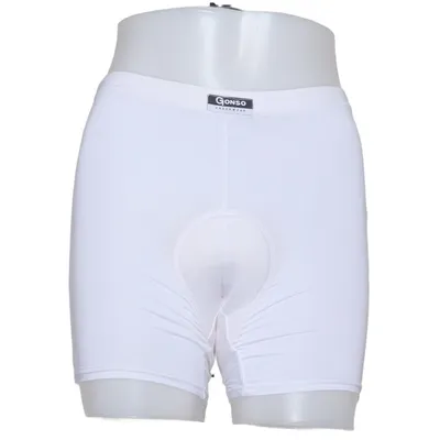 Cycling shorts (White) from Gonso Elastane, Polyester