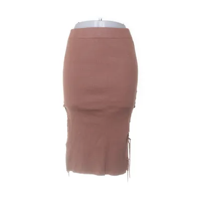 Rok (Beige) van Glamorous Nylon, Viscose