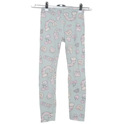 Leggings (Groen, Meerkleurig) van KappAhl Katoen, Elastaan