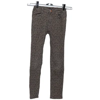 Pantalon (Marron, Multicolore) de IKKS Coton, Élasthane