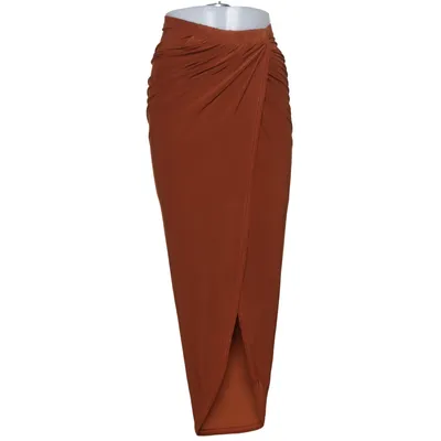 Wickelrock (Braun) von Club L Elasthan, Polyester