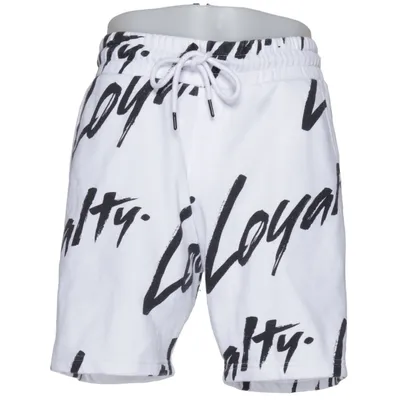 Mjukisshorts (Vit, Svart) från Black Squad Bomull, Polyester