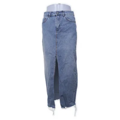 Rok (Blauw) van Stradivarius Katoen, Elastaan