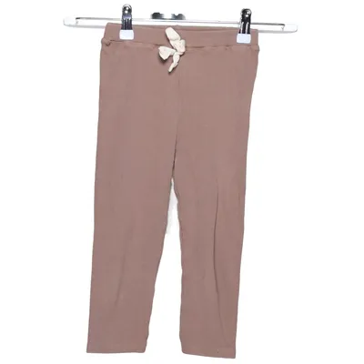 Leggings (Brun) från Minime Elastan, Ekologisk bomull