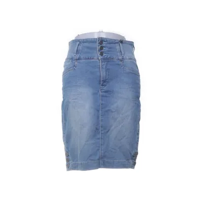 Jeanskjol (Blå) från Flash Woman Bomull, Elastan, Polyester