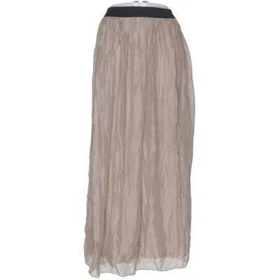 Jupe longue (Beige) de Kaos Élasthane, Soie, Viscose