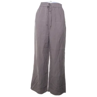 Pants (Gray) from H&M Trend Linen, Lyocell, Cotton