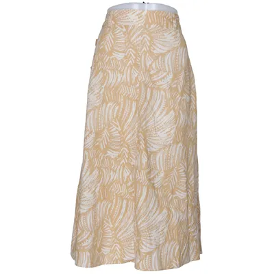 Skirt (Beige, White, Multicolored) from Caroll Cotton, Linen