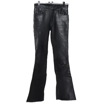 Motorcycle pants (Black) from 4Bikers Leather, Polyester